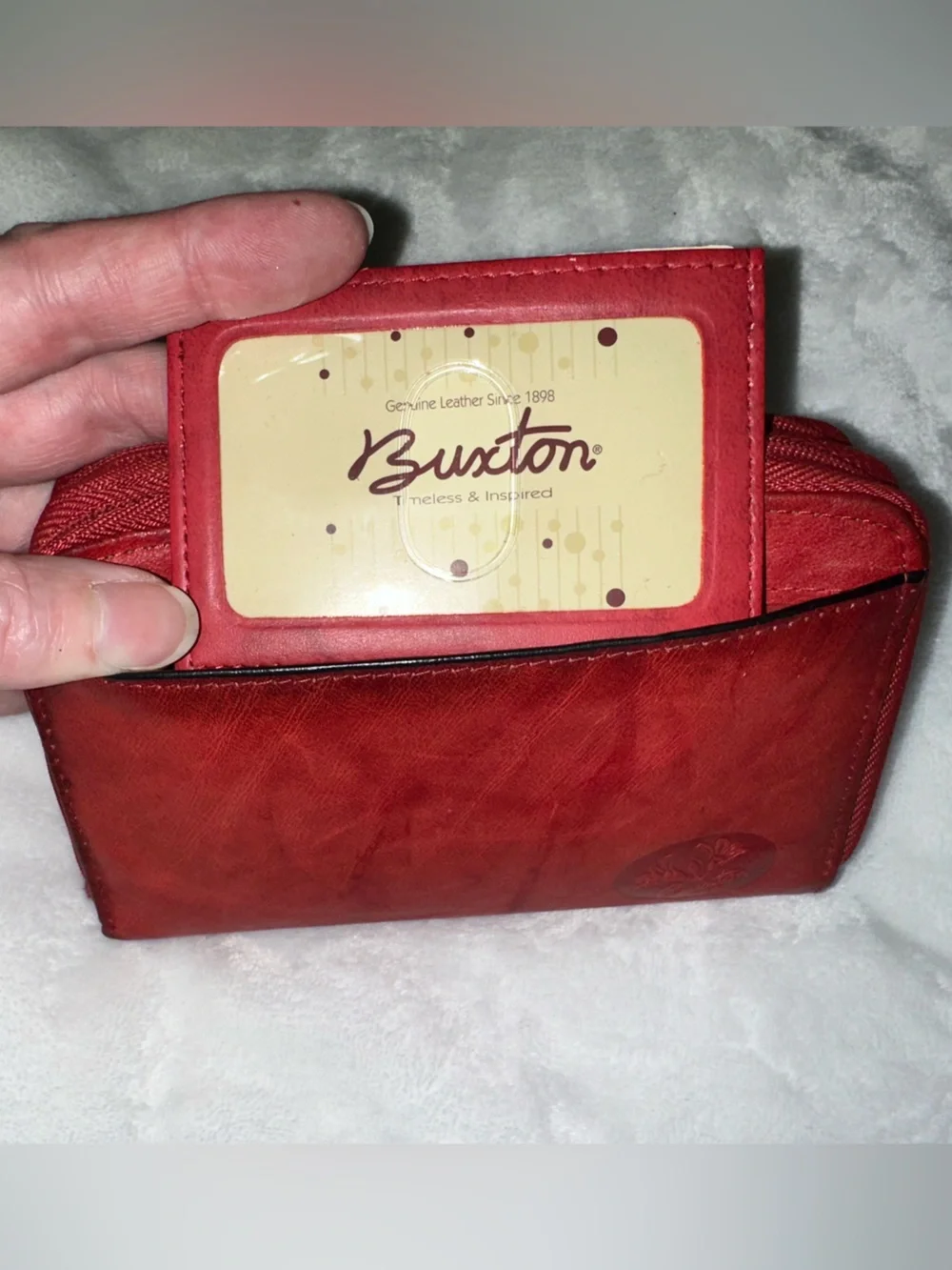 Buxton Heiress Double Zip Wallet
